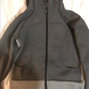 Classic Grey LuluLemon Zip-up Hoodie